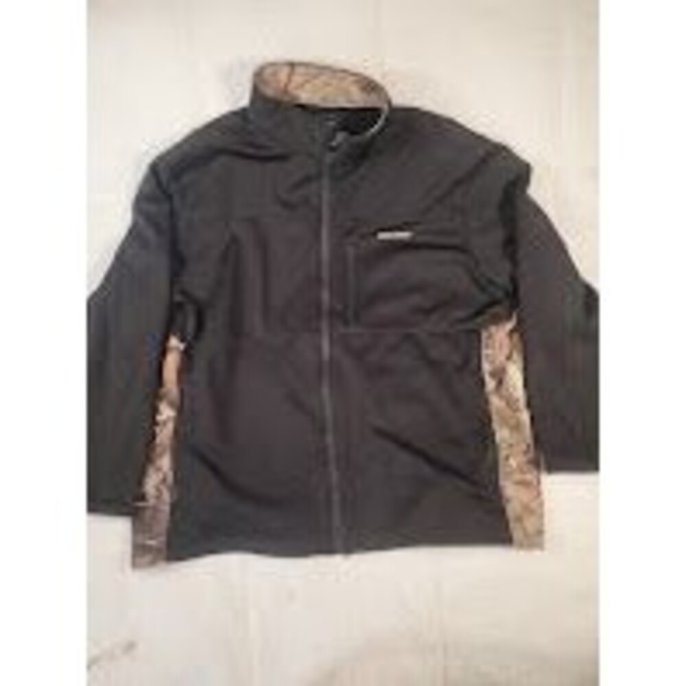 REALTREE  2XL Black & Camo Zip-Up Jacket